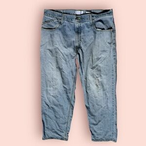 BOGO‼️Vintage Silver Tab Baggy Medium Wash Jeans